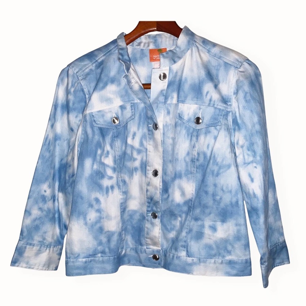 Hearts of Palm Tie Dye Jacket size 8